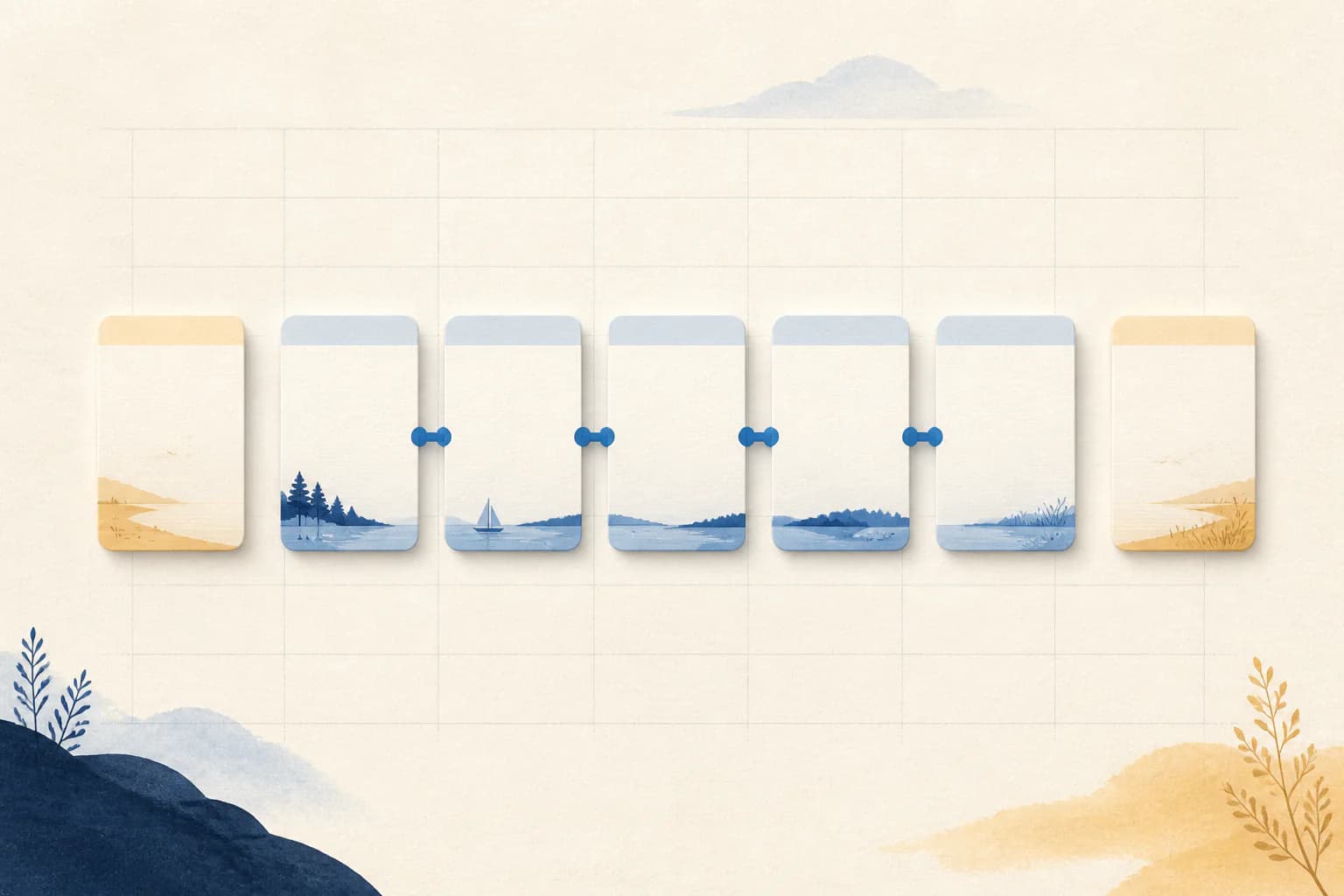 Hverdagskalender med mandag til fredag fremhævet og weekend nedtonet